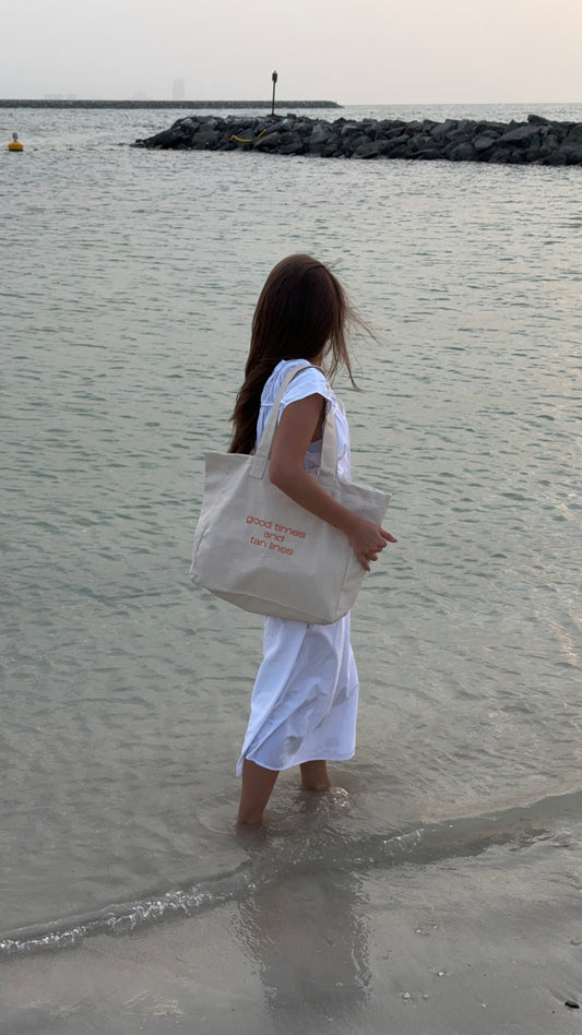 Margo Tote - good times and tan lines